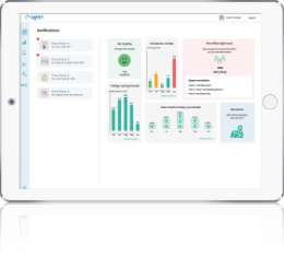 lightfi customer dashboard showing data